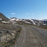 Přístupová cesta do pohoří Halti