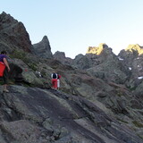 Postupujeme po svahu horského kotle Cirque de Trimbolacciu