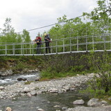 První lanový most